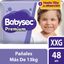 Pañales para Bebé Babysec Premium Talla XXG Paquete 48 unid
