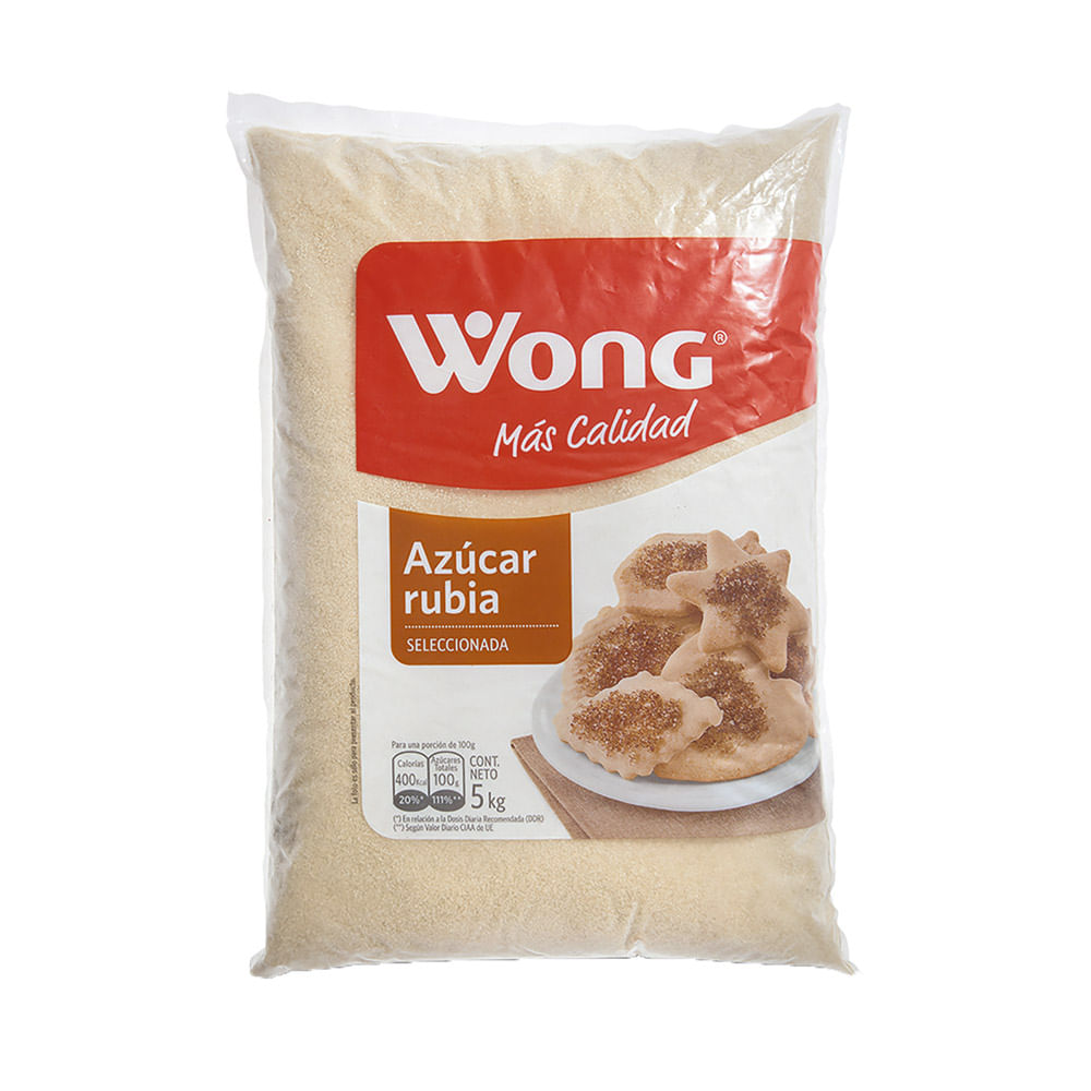 Azúcar Rubia Wong Bolsa 5 kg