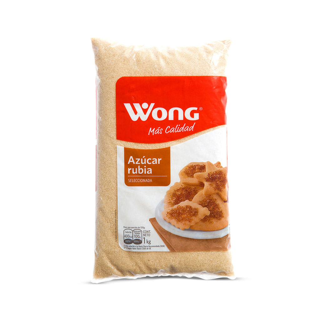 Azúcar Rubia Wong 1kg