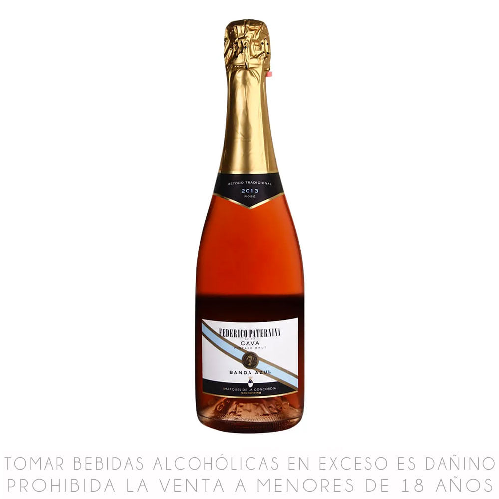 Vino Espumante Cava Brut Rosé Federico Paternina Botella 750 ml