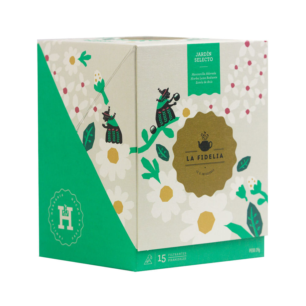 Infusión Jardín Herbaria La Fidelia Caja 15 Filtrantes