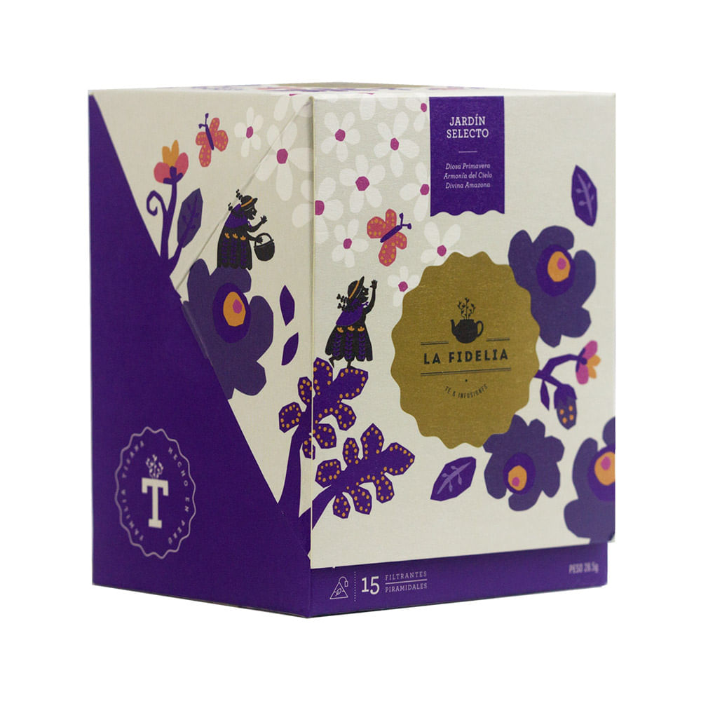 Infusión Jardín Tisana La Fidelia Caja 15 Filtrantes