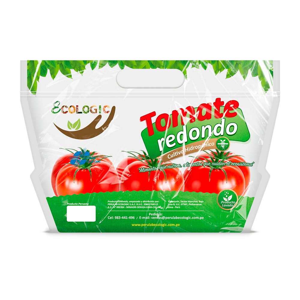 Tomate Redondo Hidropónico de Invernadero Ecologic Bolsa