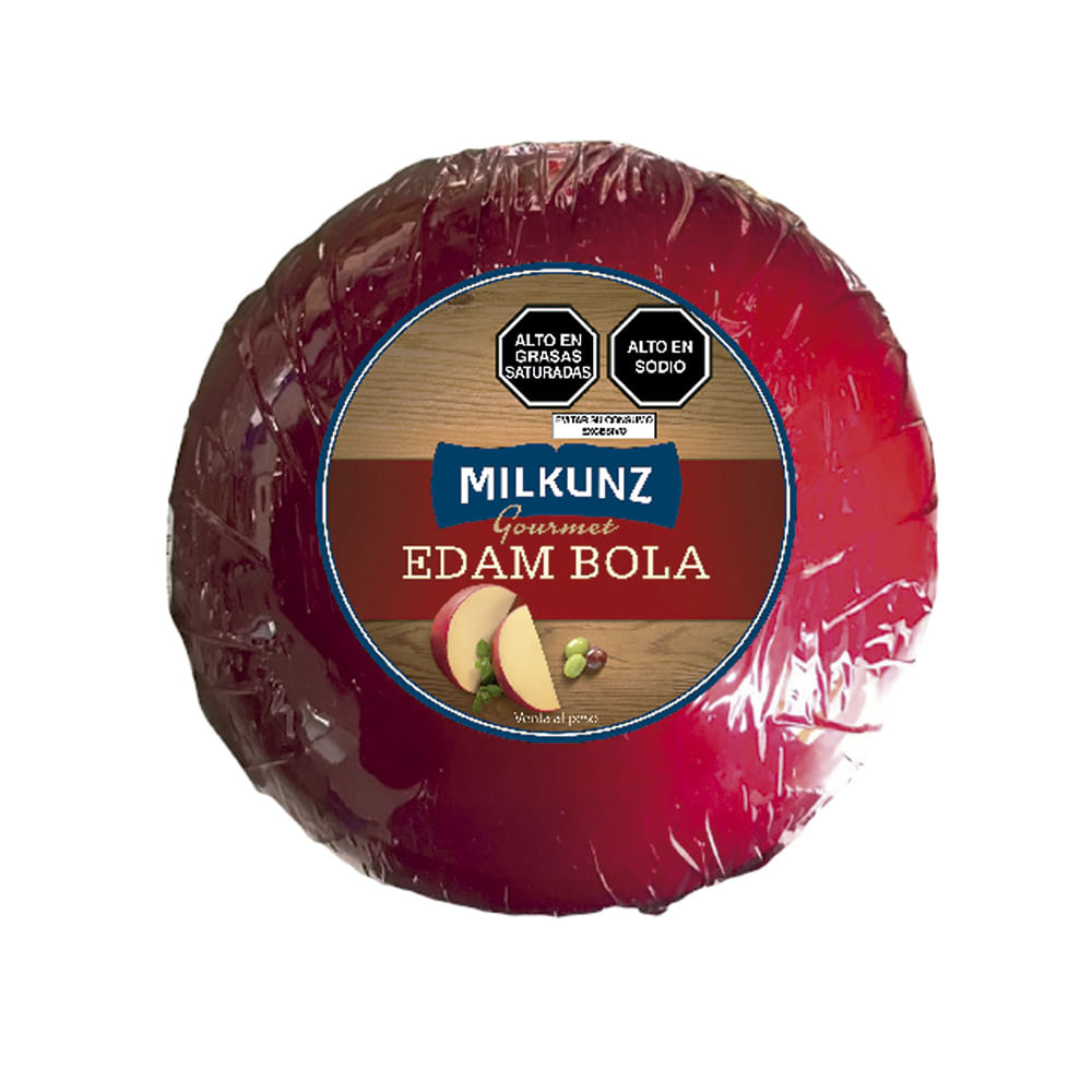 Queso Maduro Edam Milkunz Bola x Kg