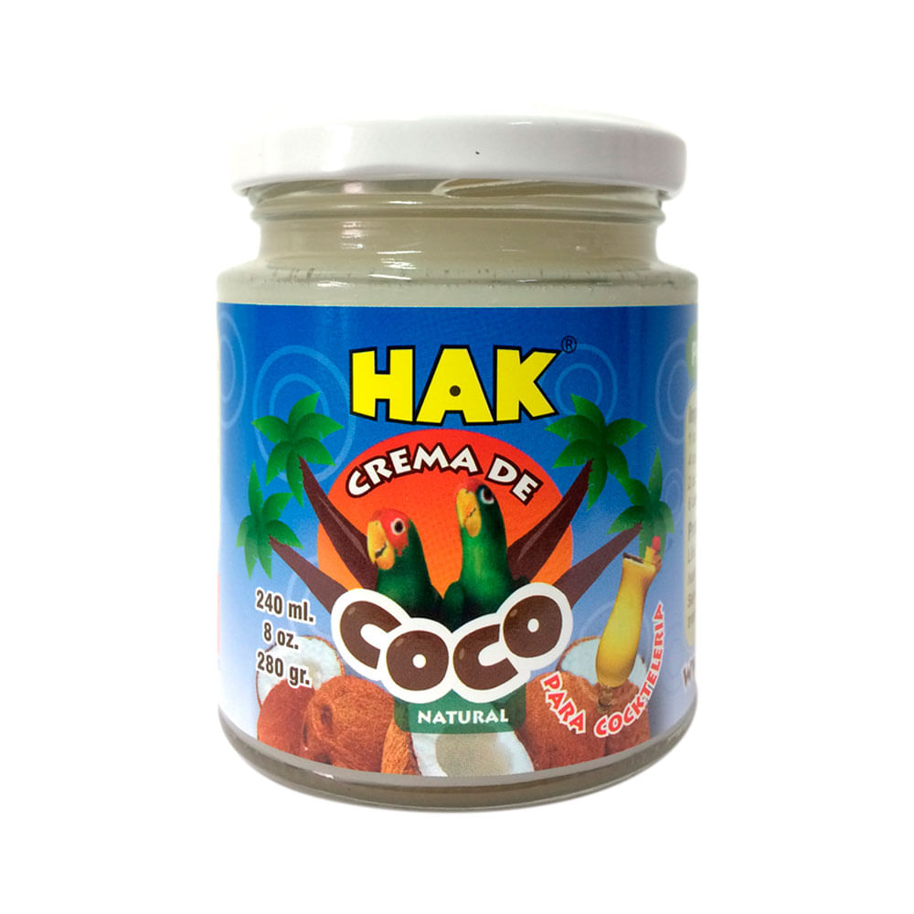 Crema de Coco Hak Frasco 240 ml