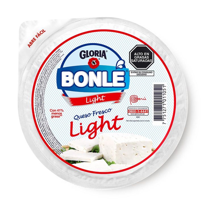 Queso Fresco Light Bonle X Kg Metro