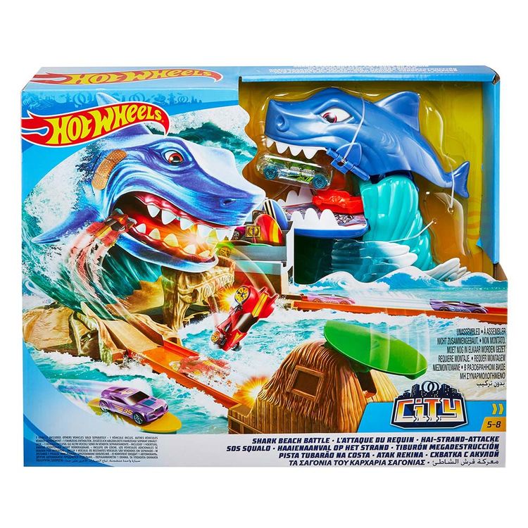 hot wheels pista tiburon