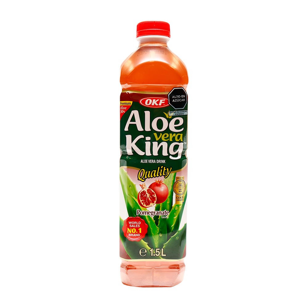 Bebida Aloe Vera Granada King Botella 1.5 L