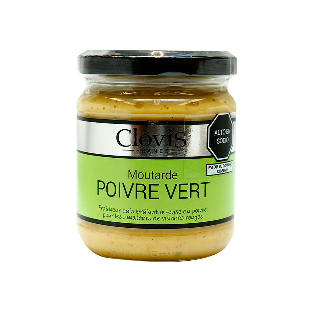 MOSTAZA DIJON C/PIMIENT x 200GR CLOVIS F - MOST DIJ C/PIMX200