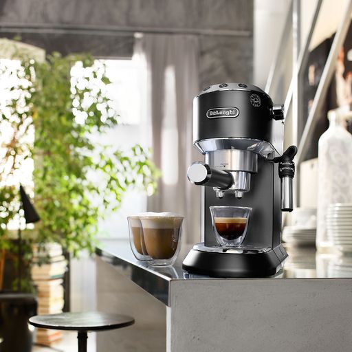 Delonghi Máquina de Espresso Dedica 5 Tazas 15 Bares Negro - Metro