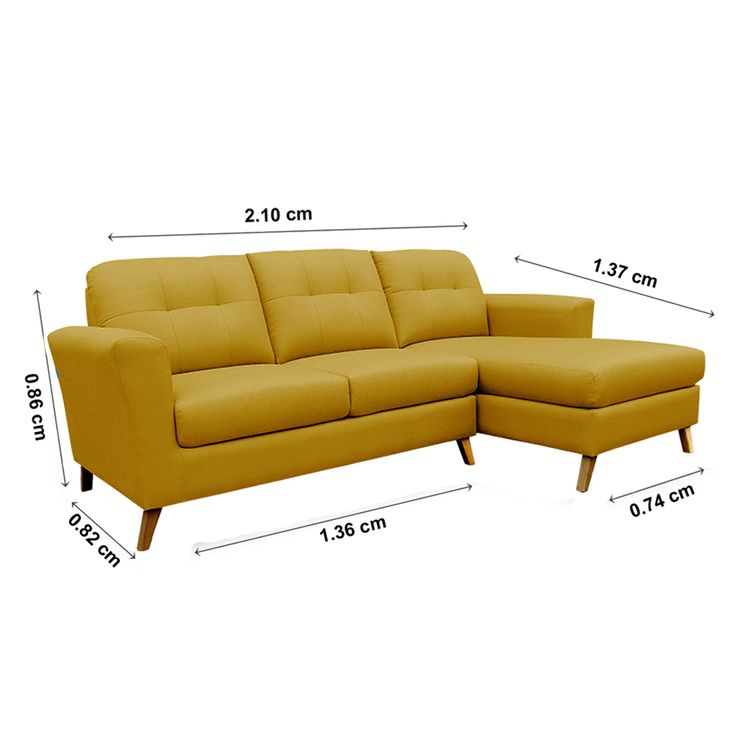 Casabella Sillón Seccional Katherine Dorado - Metro