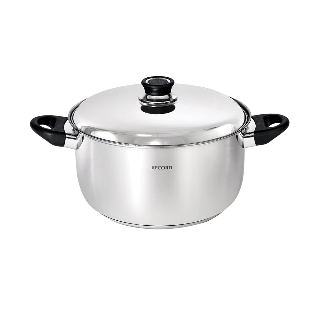 Record Olla Inoxset Acero Inoxidable con Tapa de Acero 26cm - Metro olla 26 cm acero inoxidable