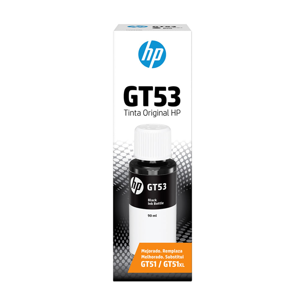 Hp Botella de Tinta GT53 Negro