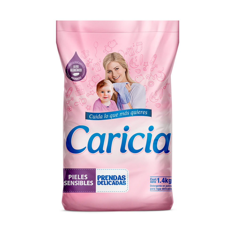 Detergente Ropa Delicada Caricia Bolsa 1.4 kg