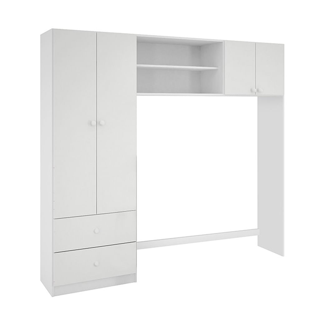 Closet Conjugado Ternura 4 Puertas Casabella ( No incluye la cuna)