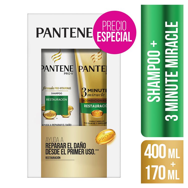 Pack Pantene Restauración Shampoo ProV 400 ml