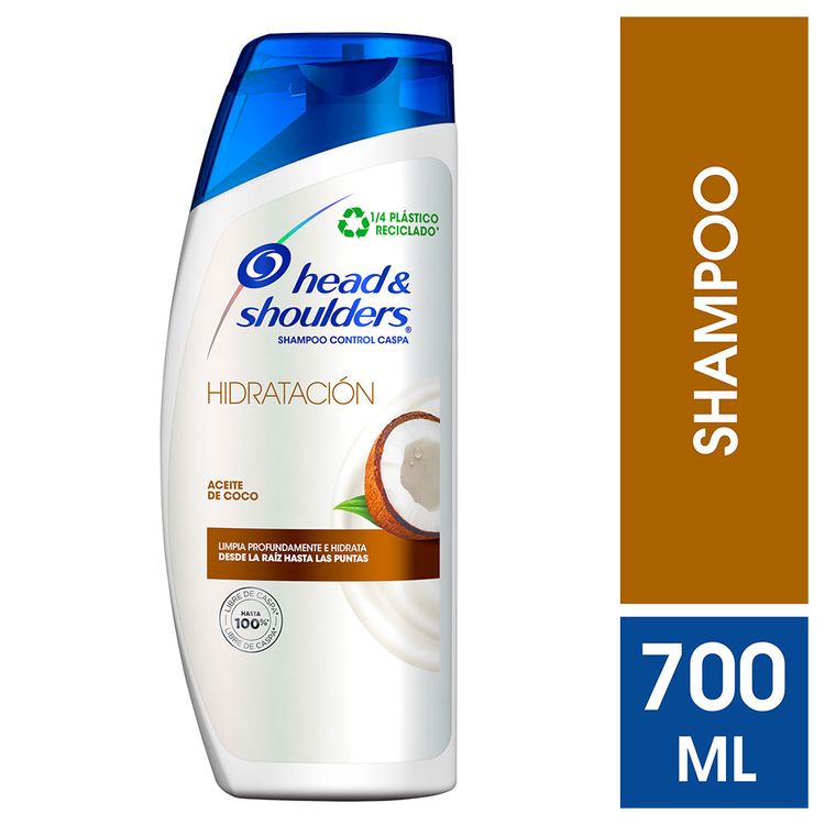 Shampoo Head & Shoulders Hidratación Aceite de Coco Frasco