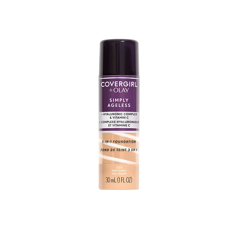 Covergirl + Olay Base de Maquillaje Antienvejecimiento Simply Ageless 3N1 Soft Honey