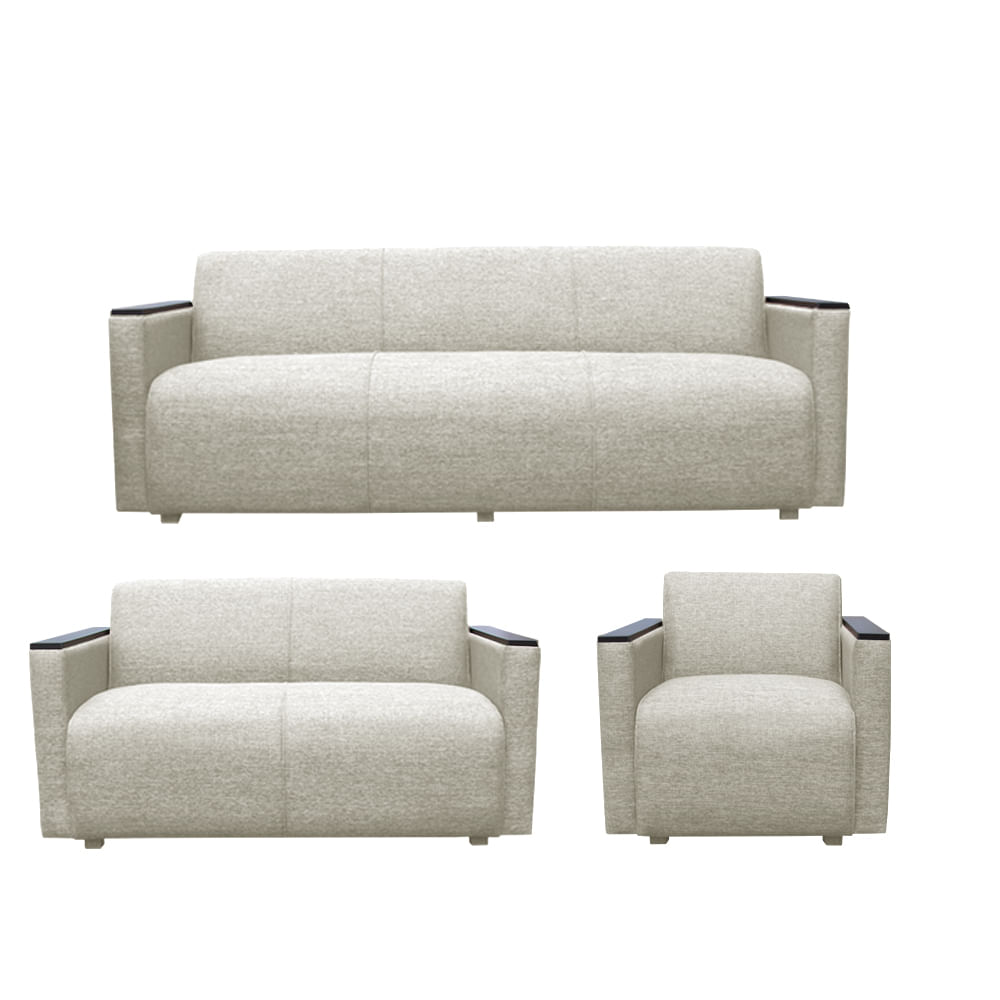 Casabella Juego de sala Milán 3-2-1 - Top Gris