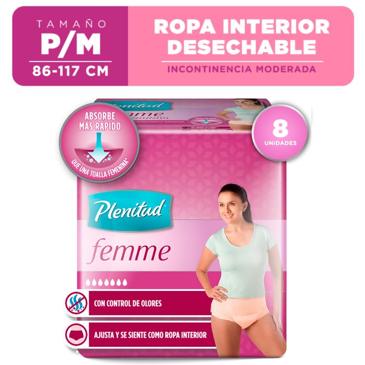 talla m ropa interior femenina