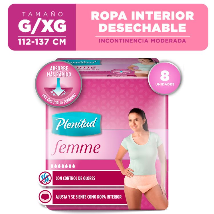 ropa interior femenina desechable