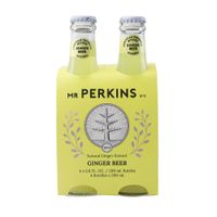 Pack x4 Ginger Beer Mr Perkins Botella 200ml