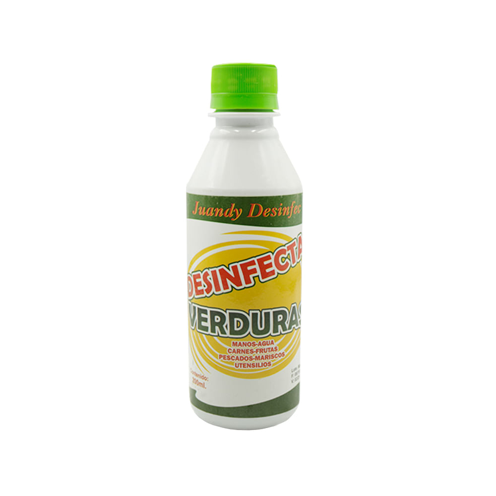 Desinfectante de Alimentos Juandy Uso Doméstico Frasco 200 ml
