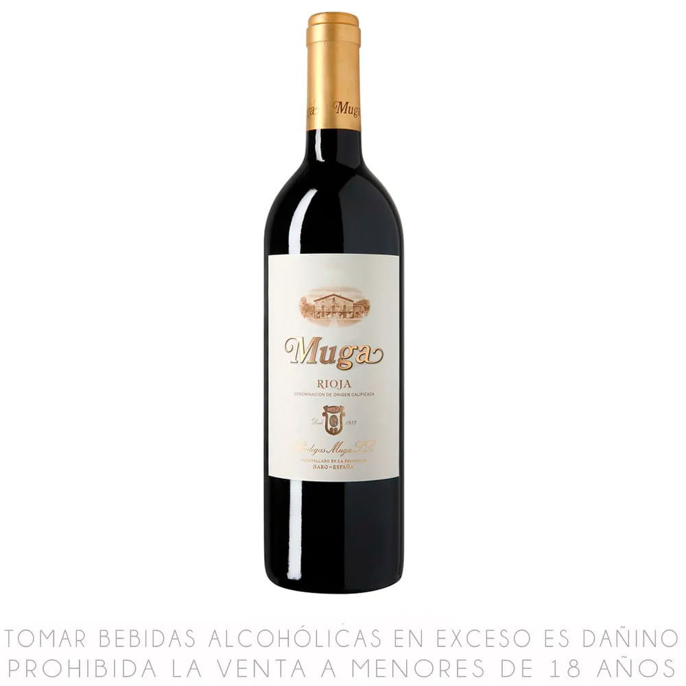 Vino Tinto Tempranillo Muga Reserva Rioja Botella 750ml