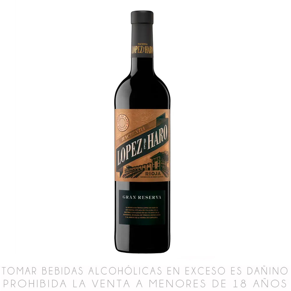 Vino Tinto Blend Lopez de Haro Gran Reserva Botella 750ml
