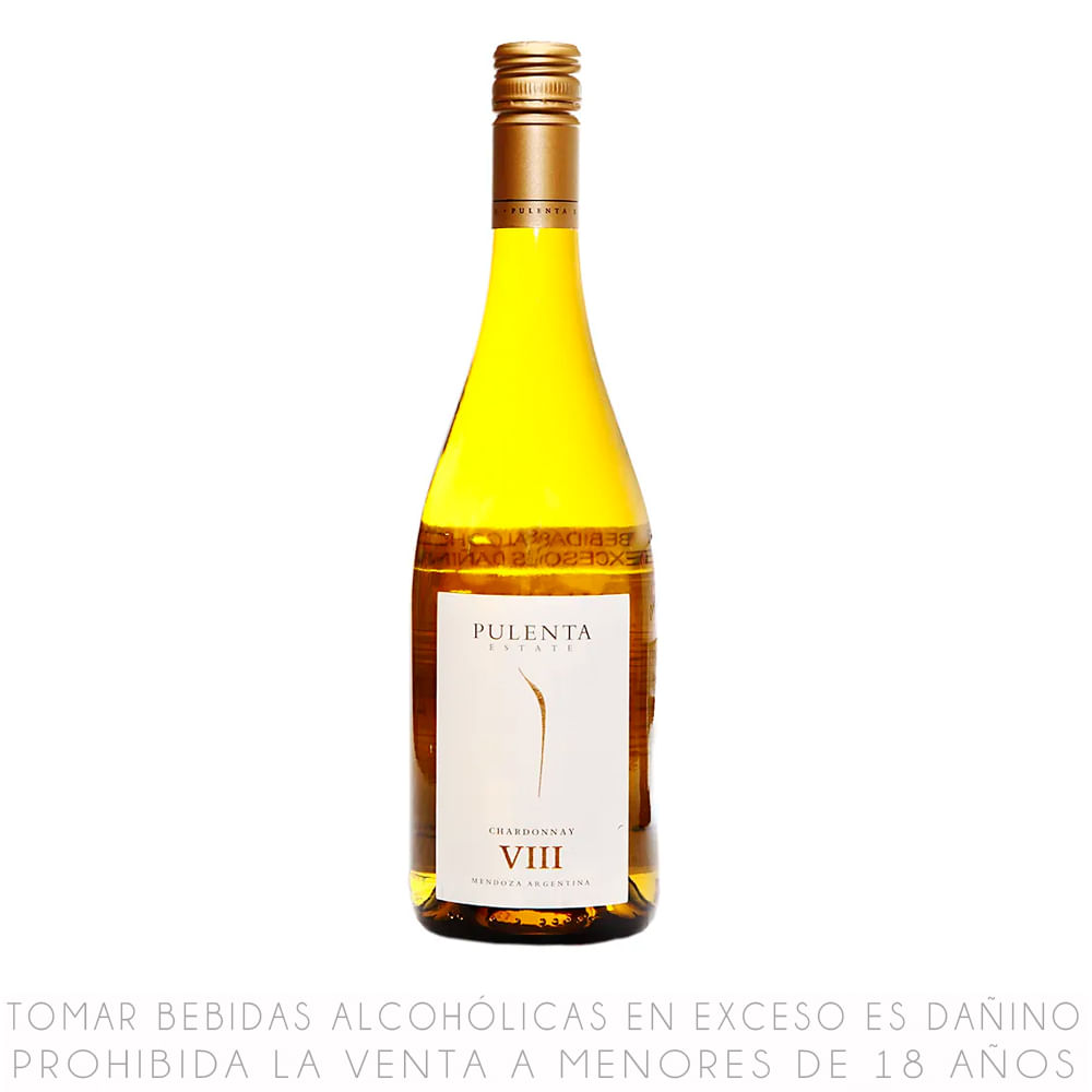 Vino Blanco Chardonnay Pulenta Estate VII Botella 750ml