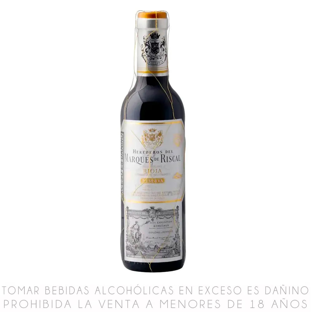 Vino Tinto Marqués de Riscal Reserva Botella 375 ml