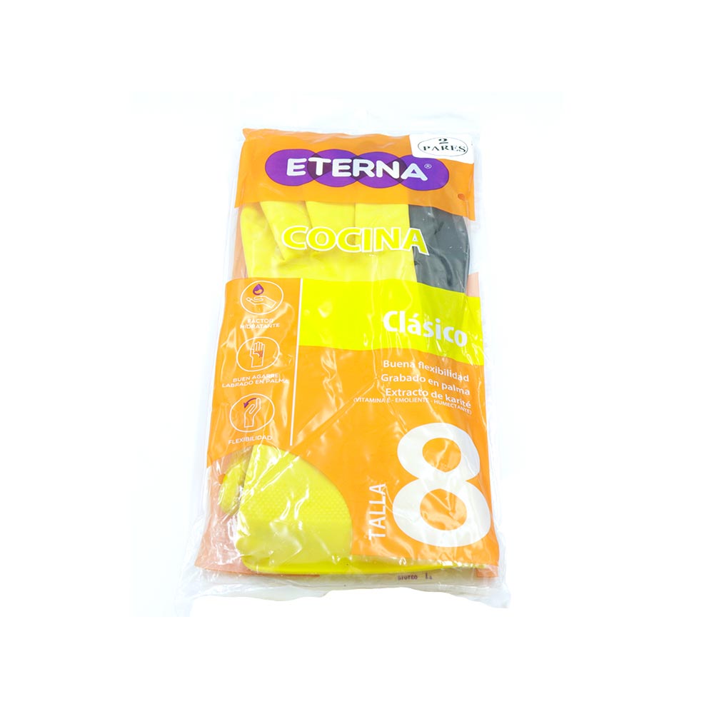 Guantes de Cocina Clásico Talla 8 Pack 2 Pares