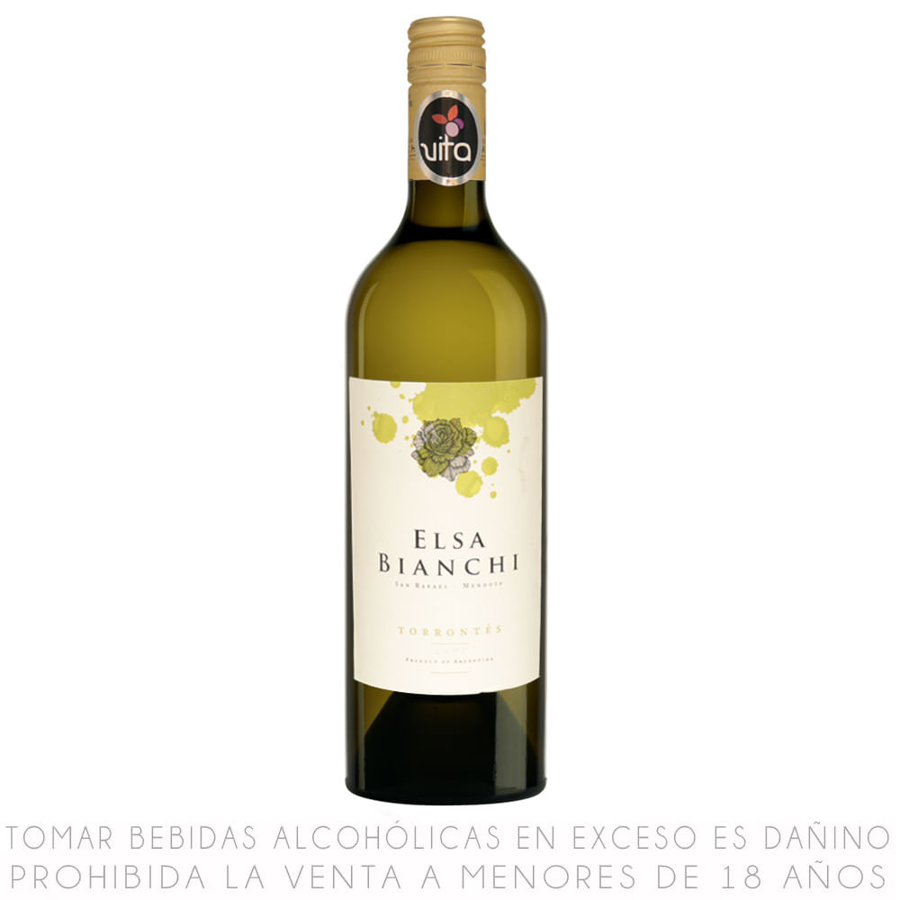 Vino Blanco Torrontés Elsa Bianchi Botella 750ml