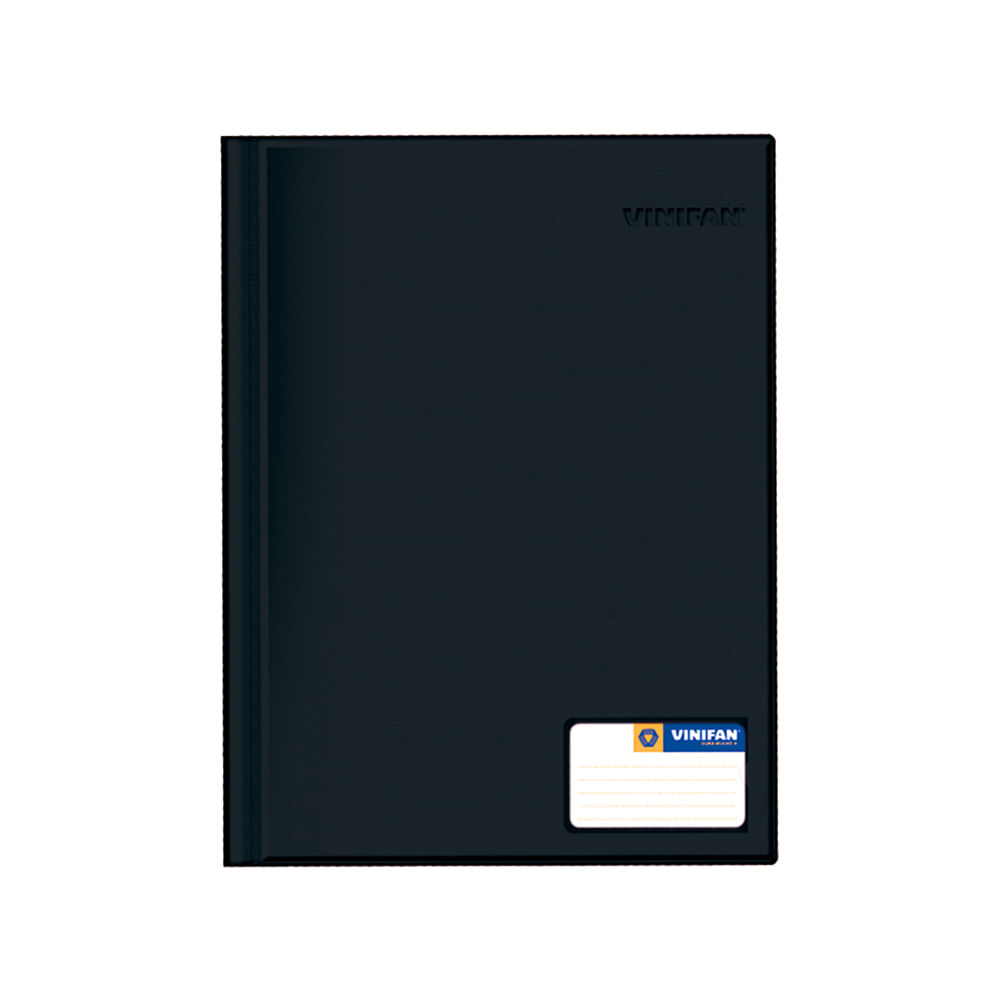 Folder Doble Tapa A4 Vinifan Negro