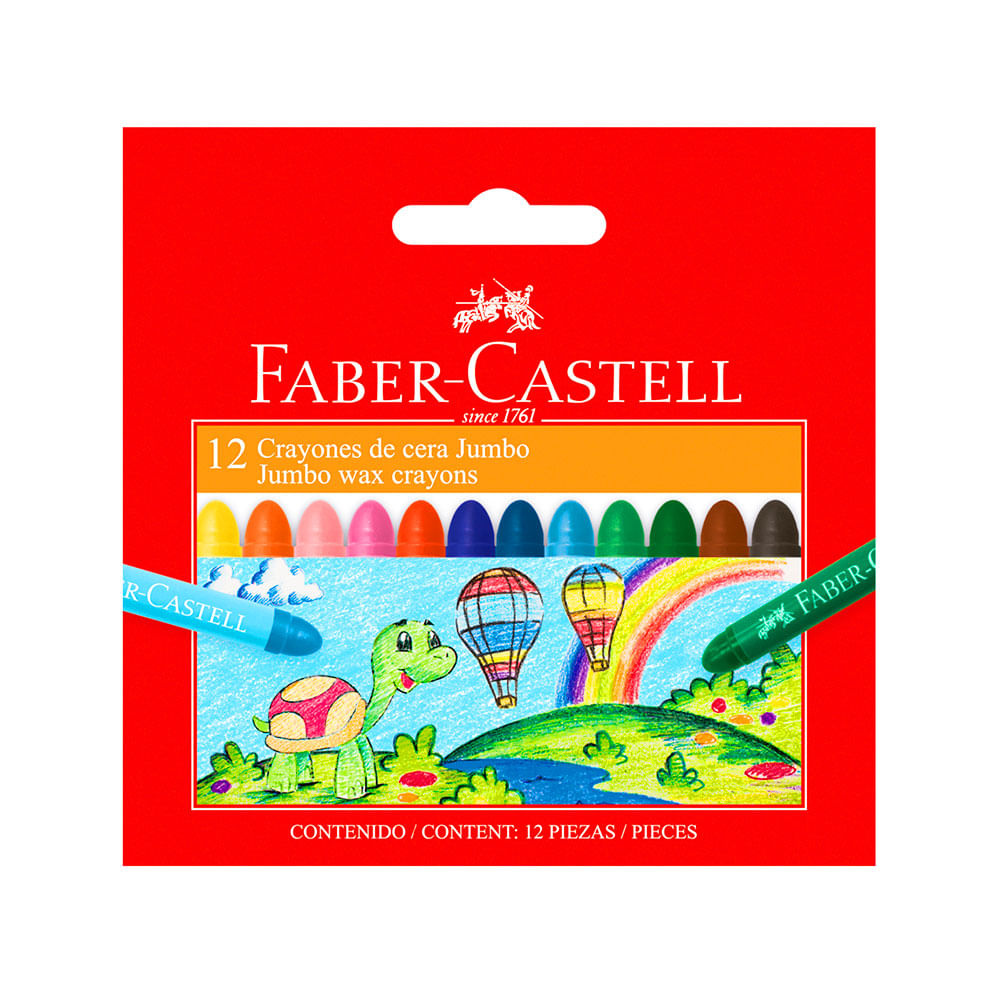 Crayones Cera Jumbo Estuche 1 unid