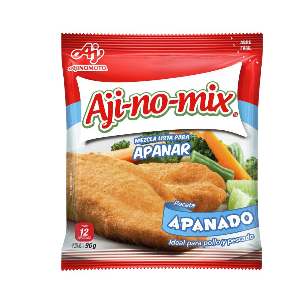 Mezcla para Apanar Ajinomix Ajinomoto Apanado Sobre 96 g