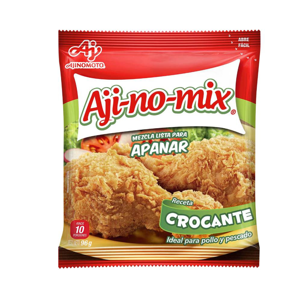Mezcla para Apanar Ajinomix Ajinomoto Crocante Bolsa 96 g