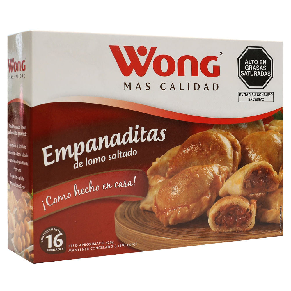 Empanaditas de Lomo Saltado Wong 16un