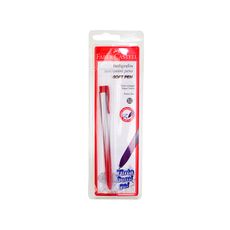 Lapicero-Retractil-Tinta-Semi-Gel-Soft-Pen-Faber-Castell-Rojo-1-109801011