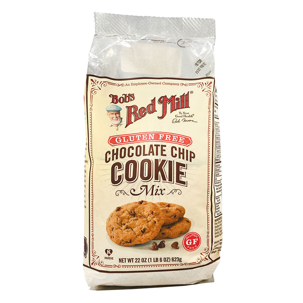 Pre-Mezcla Para Galletas De Chocolate Con Chispas Sin Gluten Bob's Red Mill Bolsa 623 g