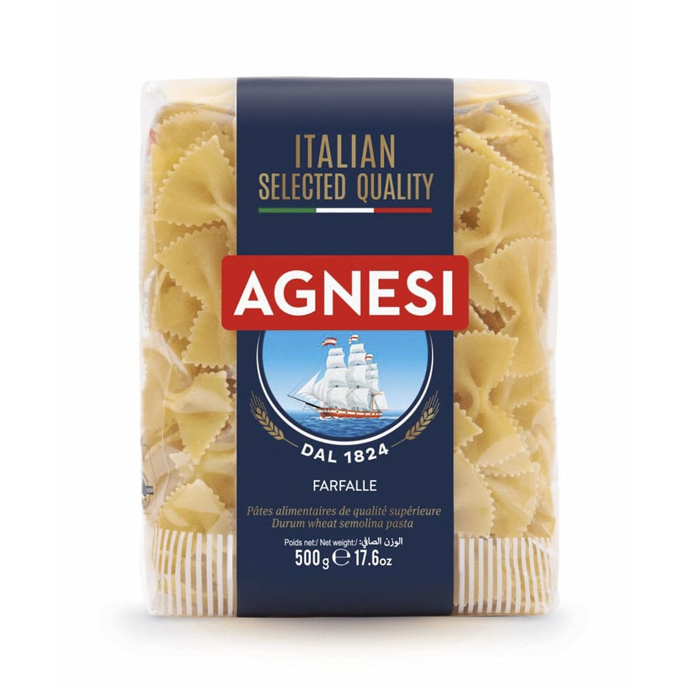 Farfalle Agnesi Nro 61 Bolsa 500 g