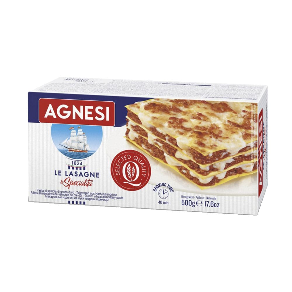 Lasagna Nro 87 Agnesi Caja 500g