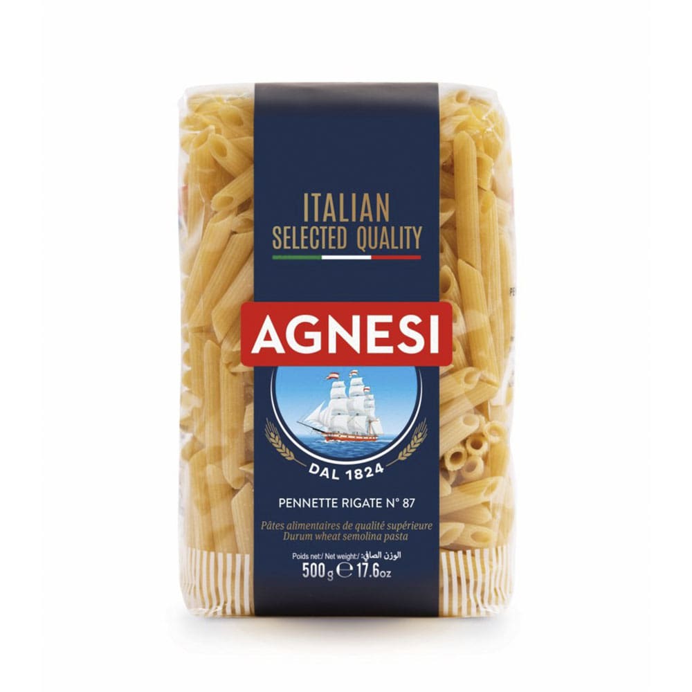 Penne Agnesi Rigate Nro 87 Bolsa 500 g