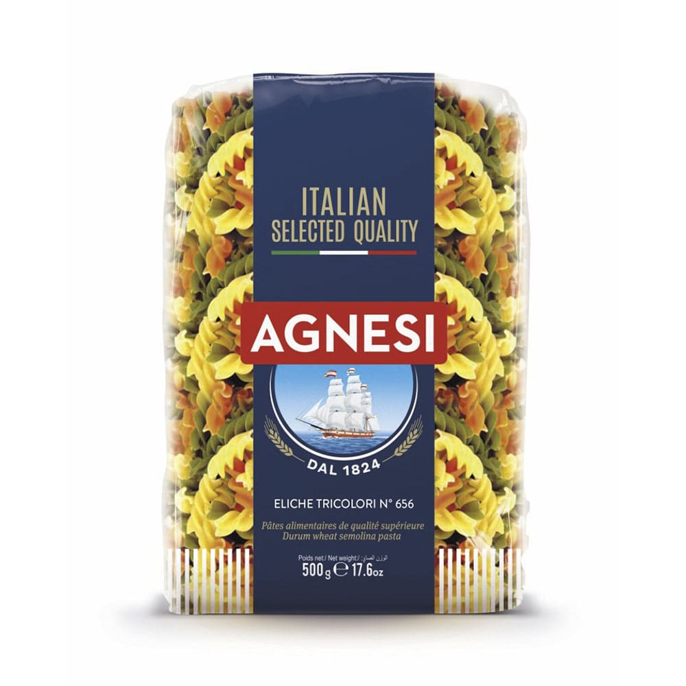 Eliche Agnesi Tricolor Nro 656 Bolsa 500 g