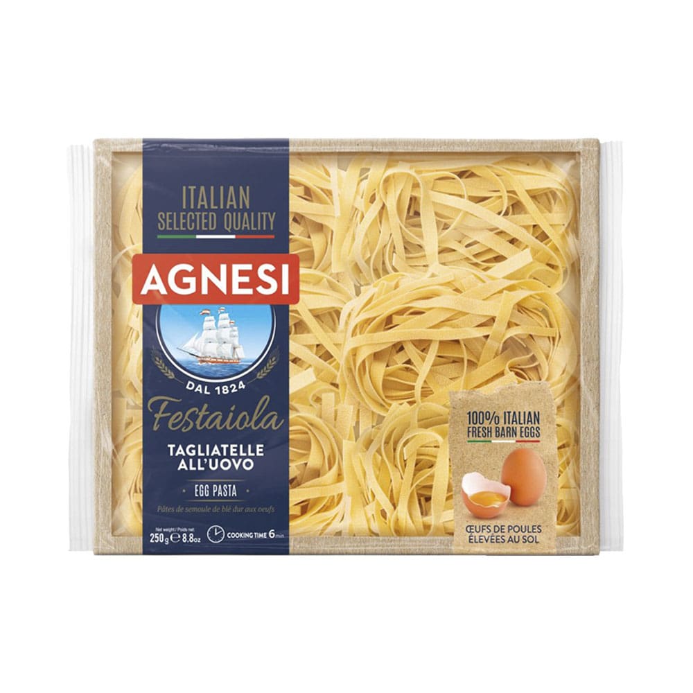 Tagliatelle al Huevo Festaiola Agnesi Bolsa 250 g