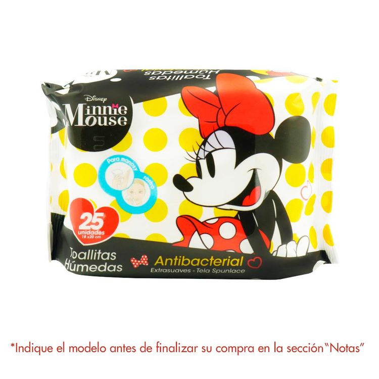 Toallitas-Humedas-Antibacterial-Minnie-Mouse-Paquete-25-unid-Surtido-1-94026