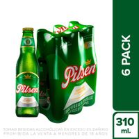 Cerveza Pilsen Pack 6 Unid x 310 ml
