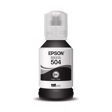 Epson Botella de Tinta T504 Negro