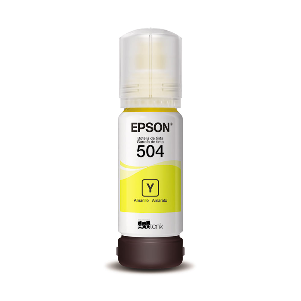 Epson Botella de Tinta T504 Amarillo