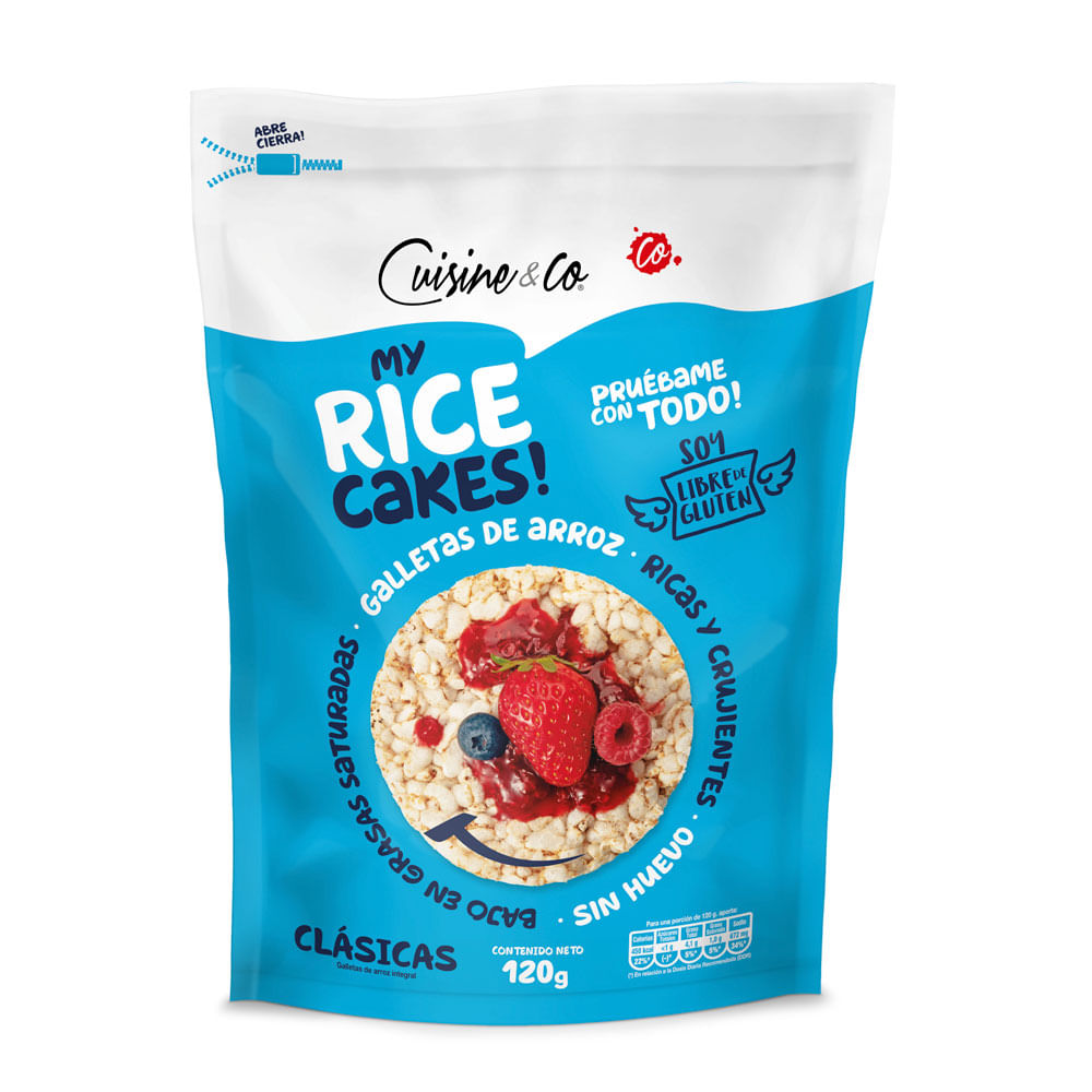 Galletas De Arroz Cuisine & Co Doypack 120 g